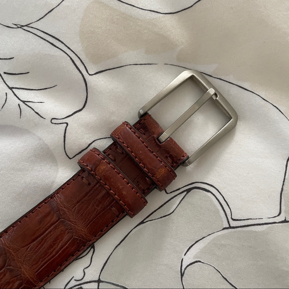 Crocodile belt